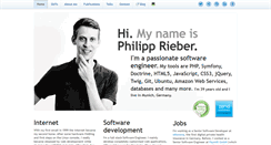 Desktop Screenshot of philipp-rieber.net
